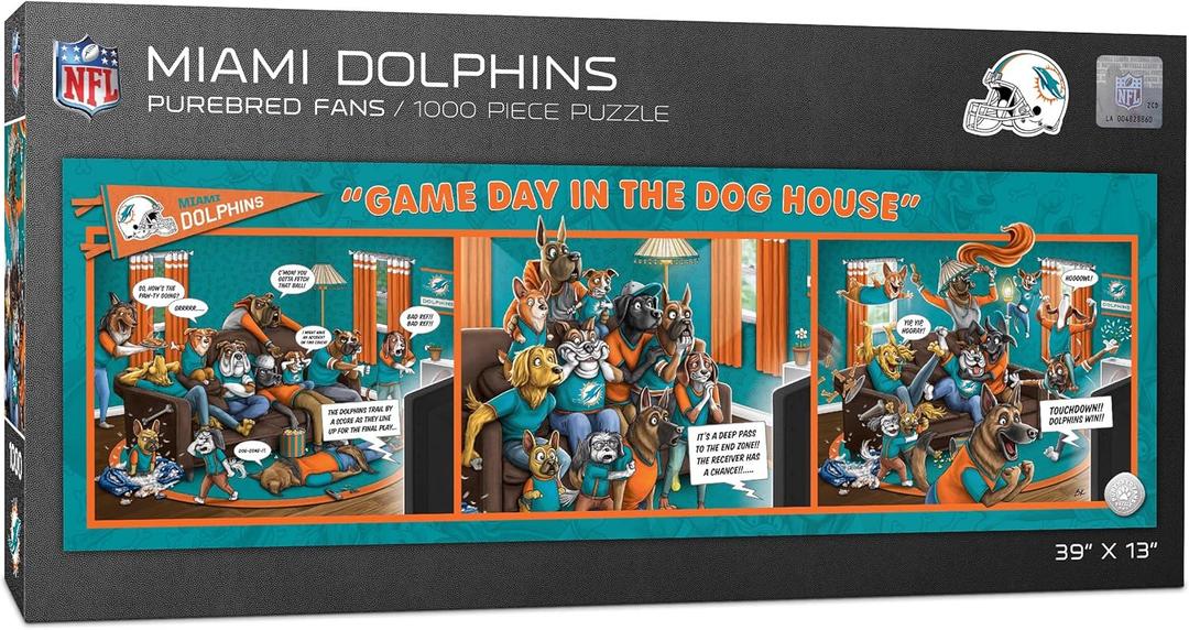 YouTheFan NFL Game Day in The Dog House - 1000pc Puzzle
