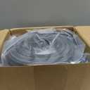 Shower Bottom Waterproof Door Rubber Sweep Trim Black Seal for Home Bathroom, 108 x 13/16 x 5/32 Inch Tee Insert Shape (Grey) (Gray)