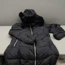 MOERDENG Women's Winter Windproof Warm Down Coats Waterproof Thicken Hooded fashions Puffer Jacket (Medium, Black)