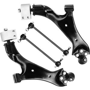 Front Lower Control Arms w/Ball Joints Sway Bar Links Replacement Suspension Kit for 2010-2017 Chevrolet Equinox, GMC Terrain (4pc)