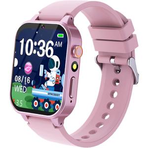 Kids Smart Watch Girls Gift for Girl Aged 6-12, HD TouchScreen Kids Watch with 39 Games Video Camera Music Pedometer Audiostory Learn Card Educational Toys Birthday Gifts for Girls Ages 5 6 7 8 9