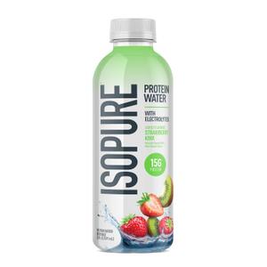 Isopure Clear Protein Water with Electrolytes Strawberry Kiwi 20 oz (EXP 11/08/26)