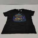 Mushroom Whisperer Colorful Fungi Design T-Shirt (Small, Black)