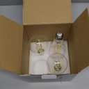 FLSNT 100W Equivalent Dimmable A21 LED Light Bulbs, Efficient 12W, 1600Lumens, 5000K Daylight, CRI90, E26 Medium Base, Clear Glass, 4 Pack