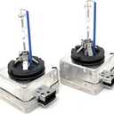 LANYA D1S Xenon HID Headlights Bulb - 8000K 35W High Low Beam Replacement Bulb -2Yrs WTY- Pack of 2