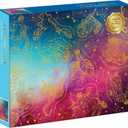 Galison Astrology 1000 Piece Jigsaw Puzzle for Adults, Foil Puzzle with Astrological Star Signs