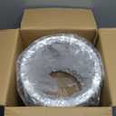 Flexible 12-Inch Aluminum Ducting, Dryer Vent Hose, Heavy-Duty Three-Layer Protection, 25-Feet Long for Heating Cooling Ventilation & Exhaust, Silver