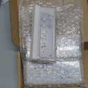 2 Pcs W10515057 & 1 Pc W10515058 Refrigerator LED Light Set with Tapered Lens, Compatible with Whirlpool Kenmore Maytag KitchenAid, Replaces WPW10515057 WPW10515058 AP6022533 AP6022534 PS11755866