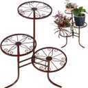 3 Tier Plant Stand Indoor and Outdoor Tiered Metal Plant Stand Corner Plant Stands for Indoor Plants Multiple Plant Holder Plant Table Flower Stand Planter Stands for Multiple Plants, Bronze