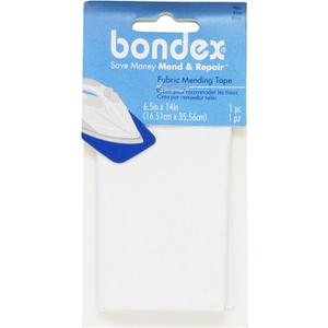 WRIGHTS 230002030B Iron-On Mending Fabric 6-1/2"X14"-White