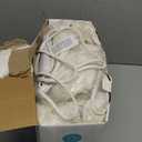 Dowin Heated Throw Blanket, Tie Dye Faux Fur Electric Blanket Throw 50"x 60" with 5 Fast Heating Levels&4 Hrs Auto Off, ETL&FCC Certification Heating Throw,Home Office Use Beige