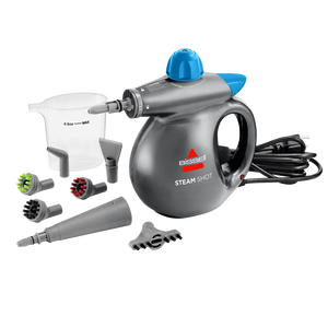 BISSELL® Steam Shot™ Omni handheld portable steam cleaner for tile, grout, windows, bathrooms, kitchens, includes 7 tools