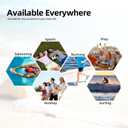 Boys Soccer Swim Trunks Kids Bathing Swimwear Teen Soccer Beach Shorts with Compression Liner Swimsuit Board Shorts (Gray, L)