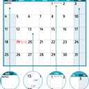 8 x 2026 Dry Erase Calendar  Large Yearly Wall calendar 2026, 38.2'' x 25.2'', 2-Side Reversible Calendar 2026, Vertical/Horizontal, Jan 2026  Dec 2026, 2026 Wall Calendar Dry Erase with Notes, Stickers