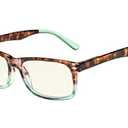 Eyekepper Computer Reading Glasses Blue Light Blocking Readers Men Women, Tortoise-Green