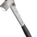 ESTWING AL-PRO Aluminum Framing Hammer - 14 oz Straight Rip Claw with Smooth Face & Shock Reduction Grip - ALBK , Black