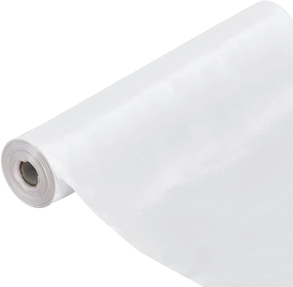 TONIFUL 10 Inch X 11yds White Satin Ribbon - Extra Wide Christmas Ribbon for Outdoor Use, Grand Opening, Wedding Decoration