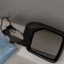 Right Passenger Side Mirror Compatible With 2021 2022 2023 2024 2025 Ford Bronco NO Fits Sport With Manual Folding Power Glass Heated Blind Spot Matte Black Replace#M2DZ-17682-B (7Pins)