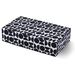 Handicrafts Home Large Decorative Storage Box with Lid  8x5x2 Coffee Table Organizer, Keepsake- Decorative Boxes for Home Decor, Stylish Decorative Box for Office Decor- Geopop- Black White