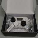 AOC Interactive Screen PC Controller  Wireless Controller Compatible with PC/Switch/Switch 2/iOS/Android, Hall Effect Joystick & Triggers, RGB Lighting, Adjustable Vibration/Turbo, 1000mAh Battery(White)