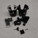 KDD Stroller Cup Holder with Phone Holder, 3-in-1 Removable Bottle Holder, 360 Degrees Rotation Drink Holder for Wheelchair, Stroller, Bike, Walker, Scooter, Bicycle, Uppababy, Bugaboo, Britax