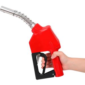 3/4" NPT Automatic Fuel Nozzle, Self-Sealing High Sensitivity Gun Head, 3-Speed Auto Lock & Durable Aluminum Alloy, Automatic Shut Off Gas/Diesel Nozzle for Trucks, Gas Stations, Mechanics (ID 13/16")