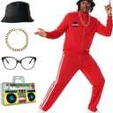 Morph 80s Costumes For Men, Rapper Costume Adults, 90s Costumes For Men, Mens Rapper Halloween Costume (Medium)