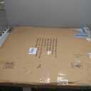 Fire Pit Lid Cover Round - 38" Rust Resistant Powder Coated Steel Firepit Cover or Table with 2 Wooden Handles for Patio Fire Pit, Weatherproof for All Seasons, Fits Fire Pits Up to 36"