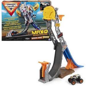 Monster Jam, Official Max-D Break Free Playset with Exclusive 1:64 Scale Max-D Die-Cast Monster Truck