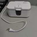 Baby Wipes Warmer, Larger Capacity Wipe Dispenser, Even Heating Diaper Wipe Warmer with Night Light, On/Off Switch, White