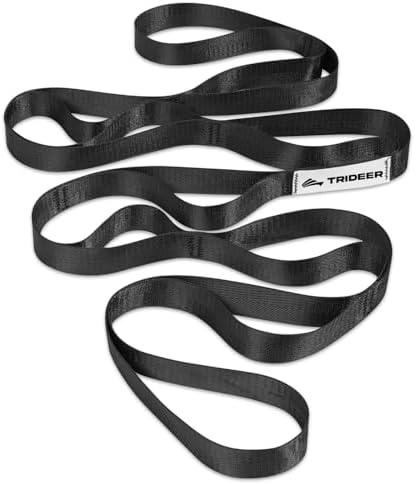 Trideer Stretching Strap Yoga Strap Physical Therapy for Home Workout, Exercise, Pilates and Gymnastics, Non-Elastic Stretch Bands with Aesthetic Packaging for Women & Men