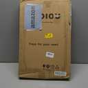 Extra Large Serving Tray with Handles, 20x13 inch, Set of 2 Melamine Platters for Serving Food, Turkey, Cookie, Rectangular Trays for Eating, Raised Dots Matt Finished, Dishwasher Safe, Red