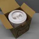 Automatic Cat Feeder for 2 Cats,6 Meals/Day,12 Portions/Meal,Dual Power Double Bowls,Dry Pet Food Autofeeder,10S Voice Record,Flexible Programmable Schedule Timer(White,Stainless Dual Bowls)