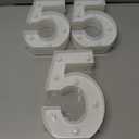 3 x LED Marquee Numbers, Small Light Up Numbers for Party, 8.58 Inch Battery Powered Lighted Number for Birthday, Night Light, Table or Home Decor (Number 5)