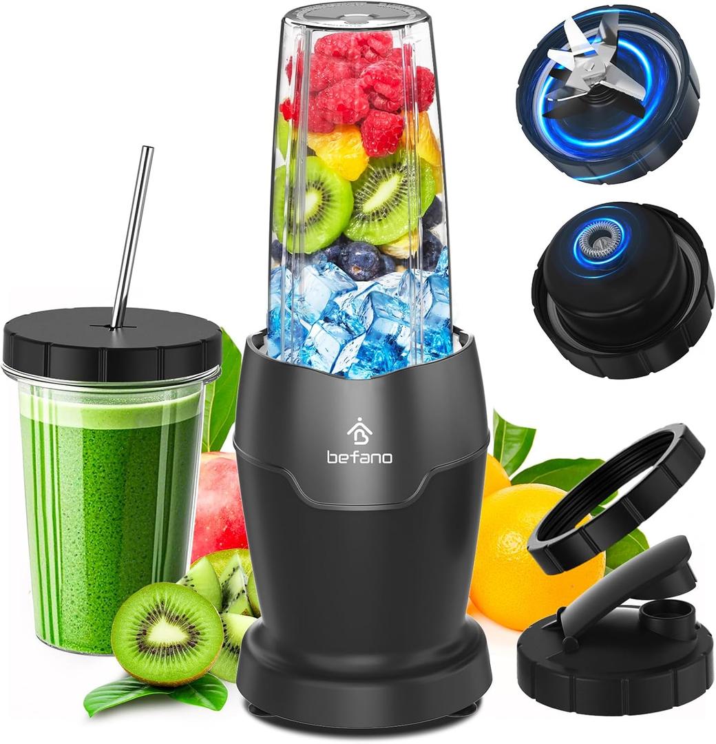 Befano 11-in-1 Smoothie Blender, Personal Blender Margarita Machine with 1200-Watt Base, for Smoothies, Ice and Fruit