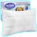 Nuzzle Pillow Standard Adjustable Neck Pillow, Soft Luxury Hotel Feel Bed Pillows Standard with Adjustable Height & Firm Feel for Side, Back and Stomach Sleepers–Gift for Women & Men, 16x42 inches pillow