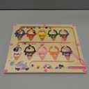 Magnetic Color and Number Maze,Montessori Toy for 2-5 Years Old Girls,Wooden Magnet Balls Puzzles,Toddler Busy Board Game,Preschool Learning Activities,Christmas & Birthday Gift for Kids