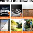 Cordless Pressure Washer,1200PSI Portable Power Washer with 4Ah Battery&Charger,6-in-1 Nozzle,5 Meter Hose,Handheld High-Pressure Car Washer for Cars/Yard/Home/Floor (Orange)