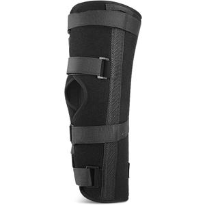 Knee Immobilizer with 4 Aluminum Plates Breathable Knee Brace & Stabilizer Full Leg Support Brace for Knee Fractures (Medium)