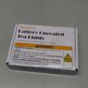 Homemory 9 pcs Remote Timer LED Tea Lights Candles, 400+Hours Flickering Flameless Battery Votive Tealights for Tabletop Lighting, Centerpieces Decor, Holiday (Warm White Glow, White Base)