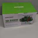 Ahopegarden Indoor Garden Hydroponics Growing System: 10 Pods Plant Germination Kit Herb Vegetable Growth Lamp Countertop with LED Grow Light - Hydrophonic Planter Grower Harvest Lettuce