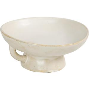 Creative Co-Op Stoneware Bowl w Reactive Glaze, White (8.0"L x 7.9"W x 3.6"H) Creative Co-Op Stoneware Bowl w Reactive Glaze, White (8.0"L x 7.9"W x 3.6"H)