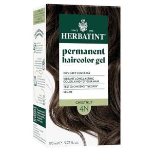 Herbatint Permanent Hair Dye For Women - 4N Chestnut - For Up To 100% Gray Coverage of Resistant Gray Hair - Ammonia-Free, Alcohol-Free & Vegan - Salon Influenced Hair color 5.75 fl oz (5.75 Fl Oz (Pack of 1))
