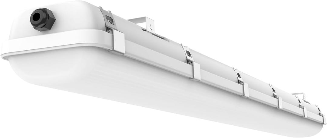 HYPERLITE 4FT 40W Vapor Tight LED Light, 130LM/W 5000K Vapor Proof Fixture, Excellent Sealing, 100-277V UL Listed IP65 Waterproof Freezer LED Light for Shop, Walk in Freezer, Barn, Porch, 40W | 1 Pack