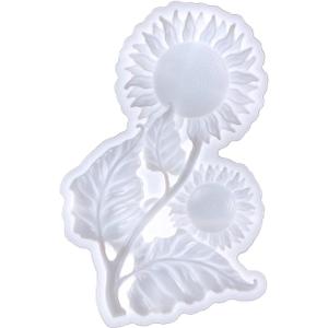 Epoxy Molds,DIY Sunflower Resin Mold Silicone Mold for Resin Casting,Epoxy Resin Mold for Wall Hanging Decor