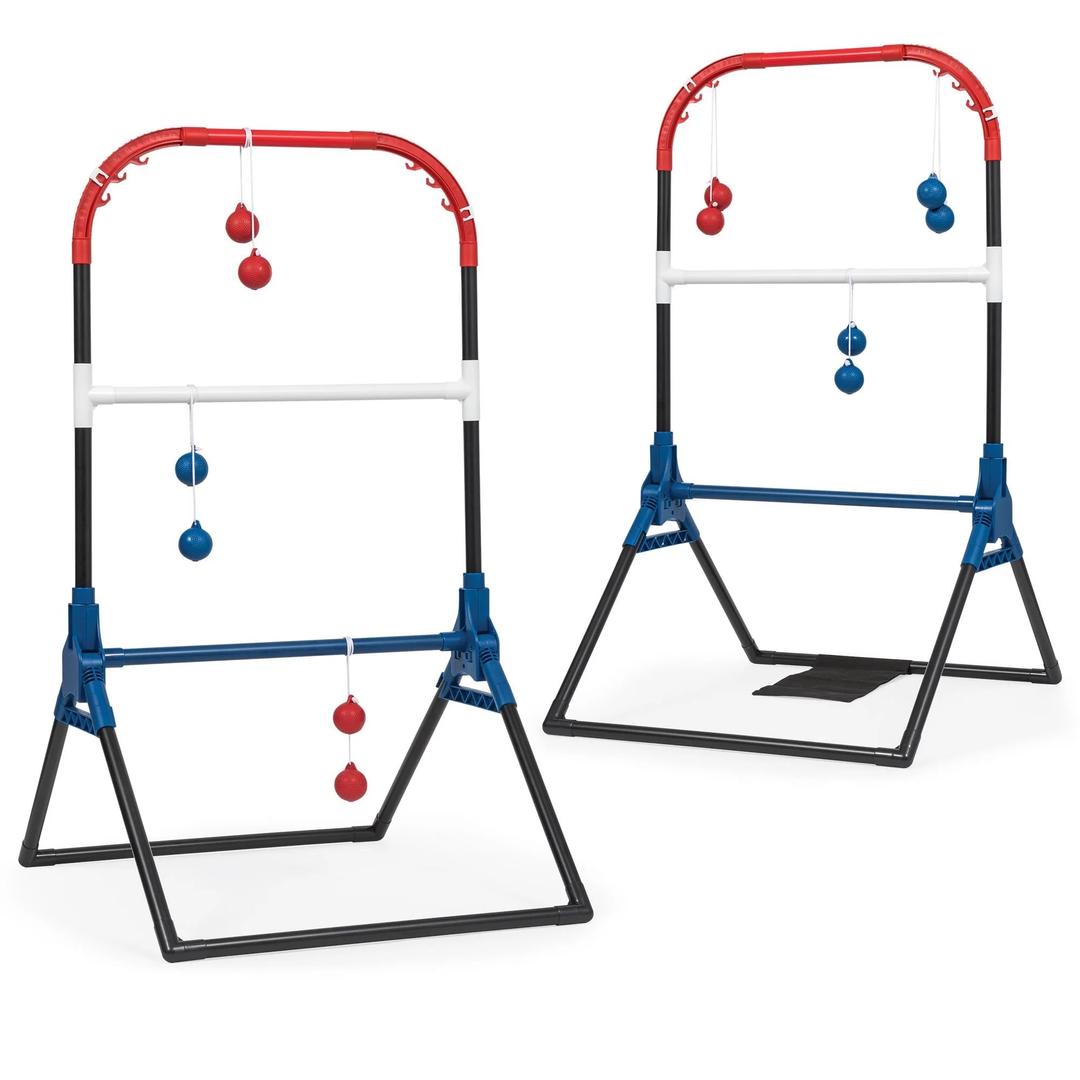 East Point 
Wild Sports Folding Ladderball Set, Lightweight and Portable Outdoor Game, Includes 6 Bolos