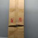 5-Light Brushed Gold Bathroom Vanity Light, Milk White Glass