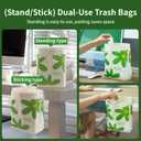 Disposable Car Garbage Bin Bags, Vomit Trash Bags made with Recycled HDPE for Boat, Plane, Travel, Camping, Bedroom, Study Room, Office and Car, 20 pcs