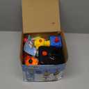 Balloon Powered Car Toy Set, Toys Set with Pump for Kids, Power Balloons Racer Toy, Balloon CarsLauncher, Inertial Powered Car (Black)