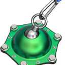 Dog Tie Out Stake,360Swivel Run Anchors-Dog Runner for Yard Suitable for Large,Weighing Up to 200 LBS-Stake to Tether Long Leash and Cable- Stakes for Outside